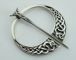 Fine Vintage Sterling Silver Scottish Iona Celtic Brooch by John Hart - 1968 - Fox Jewellery