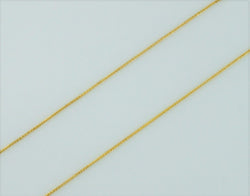 Solid 9ct Yellow Gold Spiga Chain 16" 18" 20" Hallmarked - Fox Jewellery