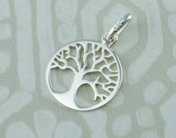 925 Sterling Silver Tree Of Life Pendant - Charm - Fox Jewellery