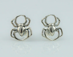 925 Sterling Silver Spider Stud Earrings - Fox Jewellery