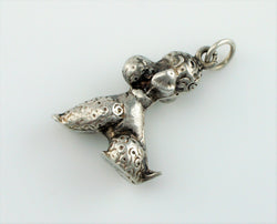 Vintage Sterling Silver Poddle Dog Charm - Fox Jewellery