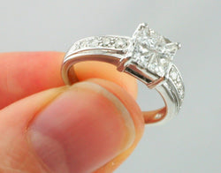 18ct White Gold 0.75ct Diamond Engagement Ring - Fox Jewellery