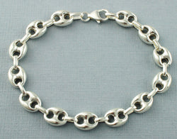 925 Sterling Silver Mariner Anchor Chain Bracelet - Fox Jewellery