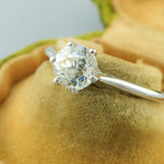 1.18ct Old European Cut Diamond Engagement Ring - Fox Jewellery