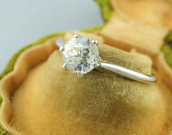 1.18ct Old European Cut Diamond Engagement Ring - Fox Jewellery