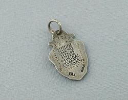 Vintage Sterling Silver Albert Watch Fob Medal - Birmingham 1931 - Fox Jewellery