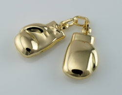 9ct Yellow Gold Pair of Boxing Gloves Pendant - Charm - Fox Jewellery