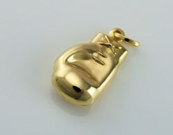 9ct Yellow Gold Boxing Glove Pendant - Charm - Fox Jewellery