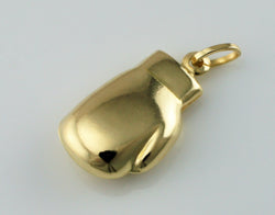 9ct Yellow Gold Boxing Glove Pendant - Charm - Fox Jewellery