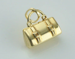9ct Yellow Gold Handbag Pendant - Charm - Fox Jewellery
